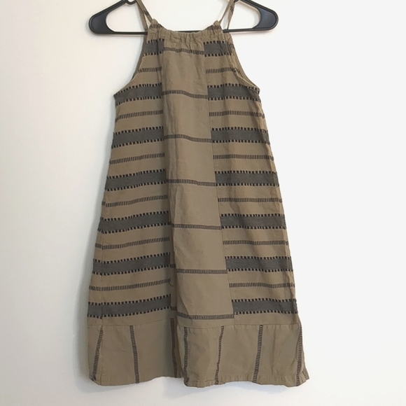 Old Navy Khaki Green Short Shift Dress Cotton size XS - Picture 3 of 4